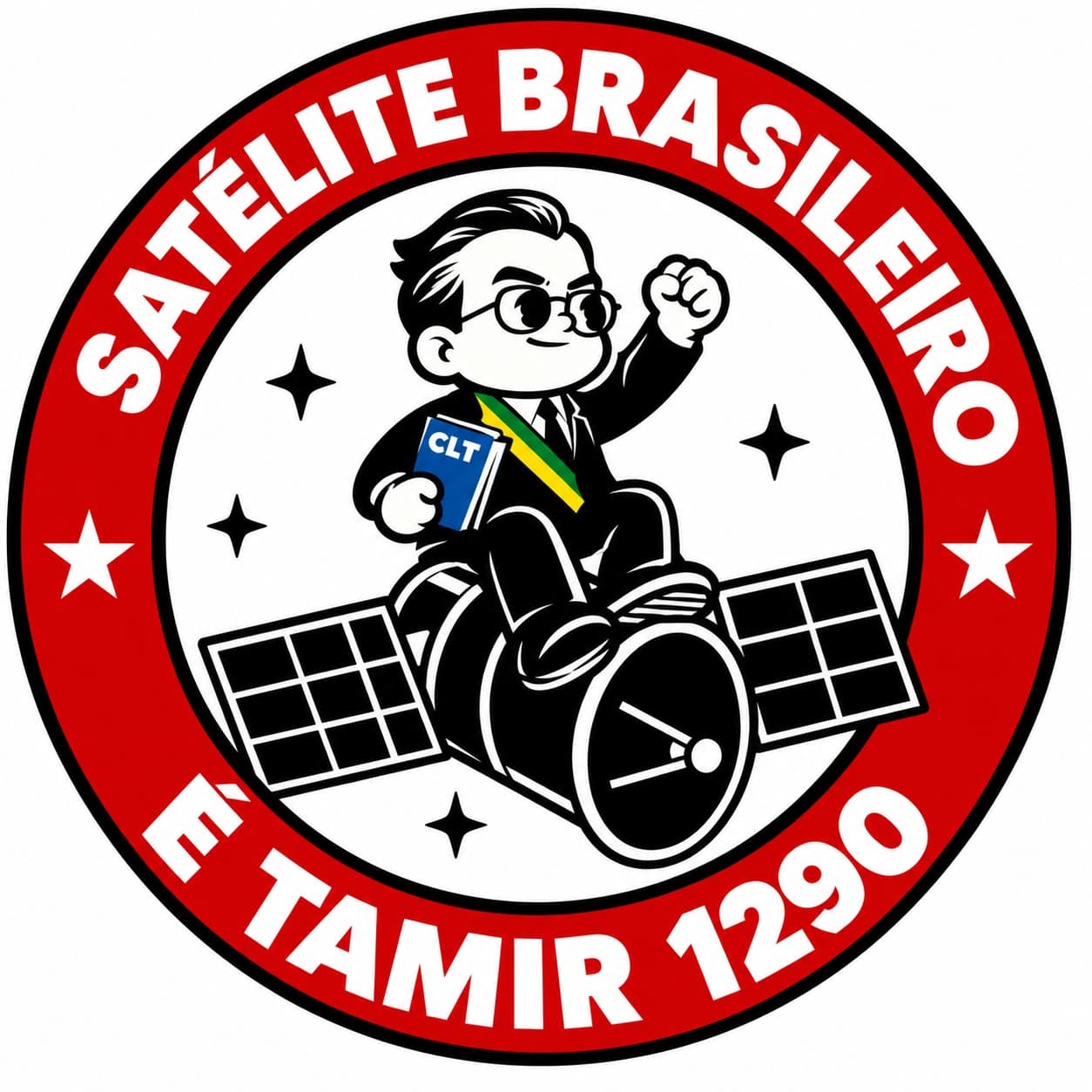 Adesivo Satélite Getulinho